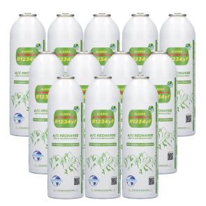 12 x Alaska Refrigerants R1234yf helyettesítő klímagáz járművekhez: 12-es pakk szervízeknek