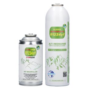 Alaska Refrigerants R1234yf helyettesítő klímagáz járművekhez + szivárgástömitő